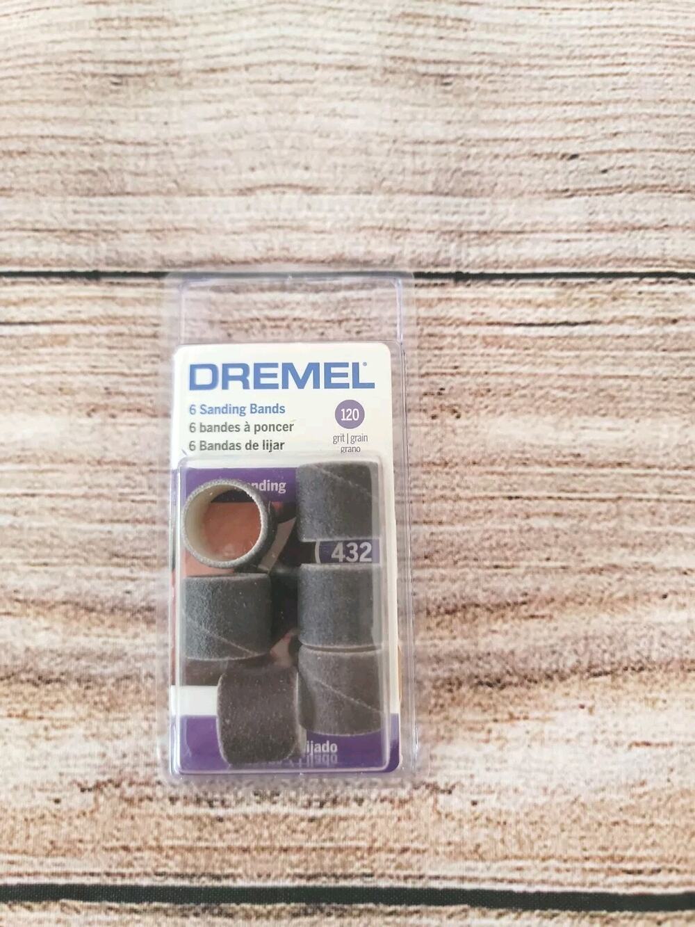 Dremel 432 Sanding Bands 1/2 in. Rotary Tool 120-Grit (6-Pack) OEM NEW